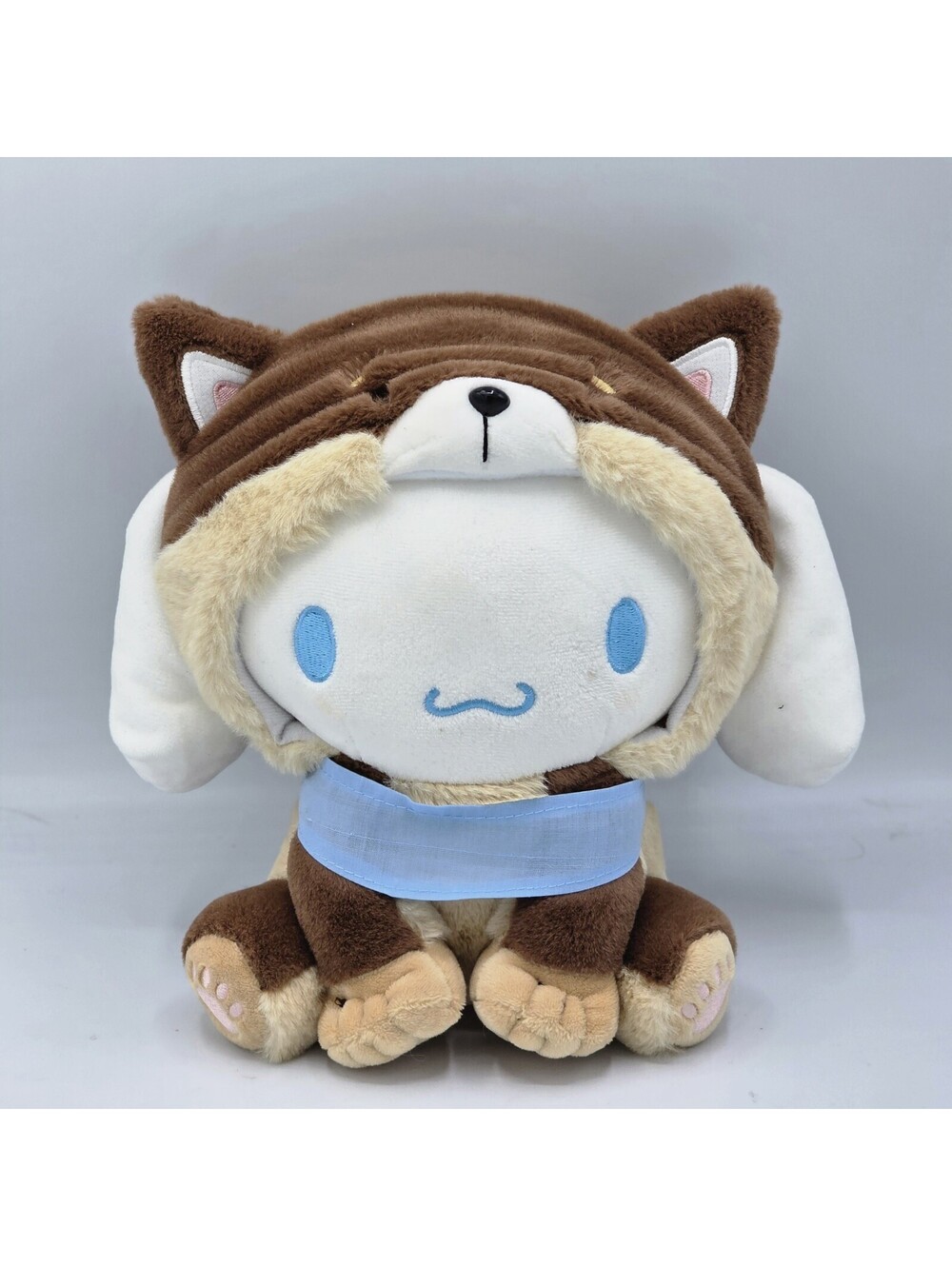 RARE Sanrio Hello Kitty CINNAMOROLL Shiba Inu Plush Cute Puppy SITTING 10” EUC